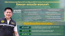 นโยบายรองนายกรัฐมนตรีและรัฐมนตรีว่าการกระทรวงเกษตรและสหกรณ์