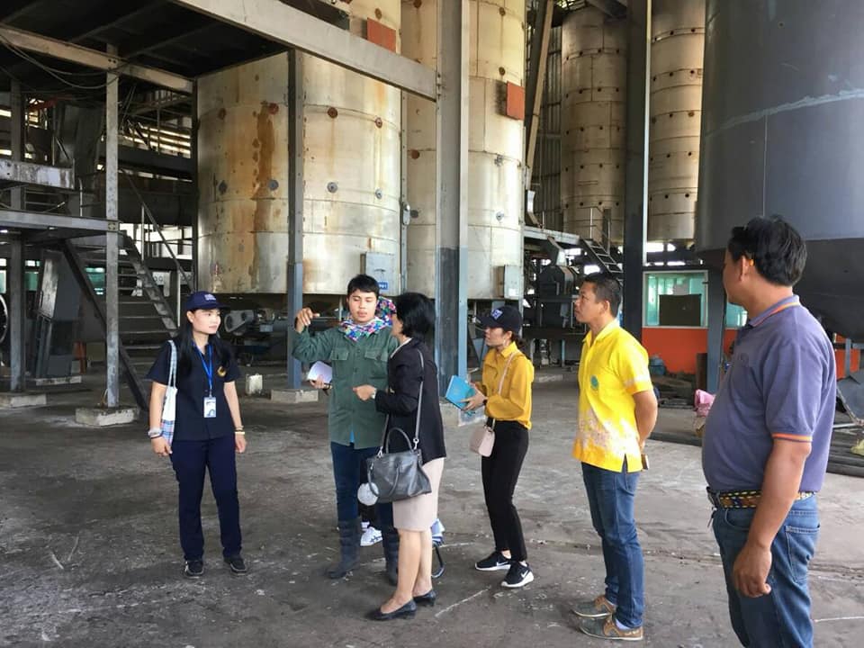 ลงพื้นที่ร่วมกับหน่วยงานที่เกี่ยวข้องในการร่วมตรวจสอบสต็อกน้ำมันปาล์มคงเหลือ