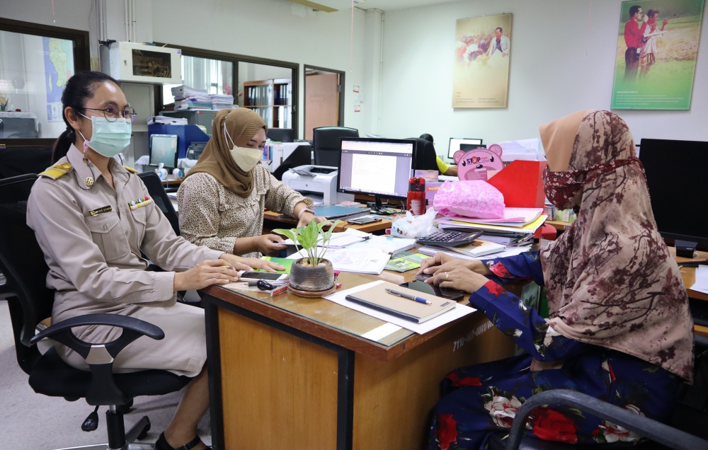 วันที่13ธันวาคม2564เจ้าหน้าที่สำนักงานเกษตรและสหกรณ์จังหวัดสตูล