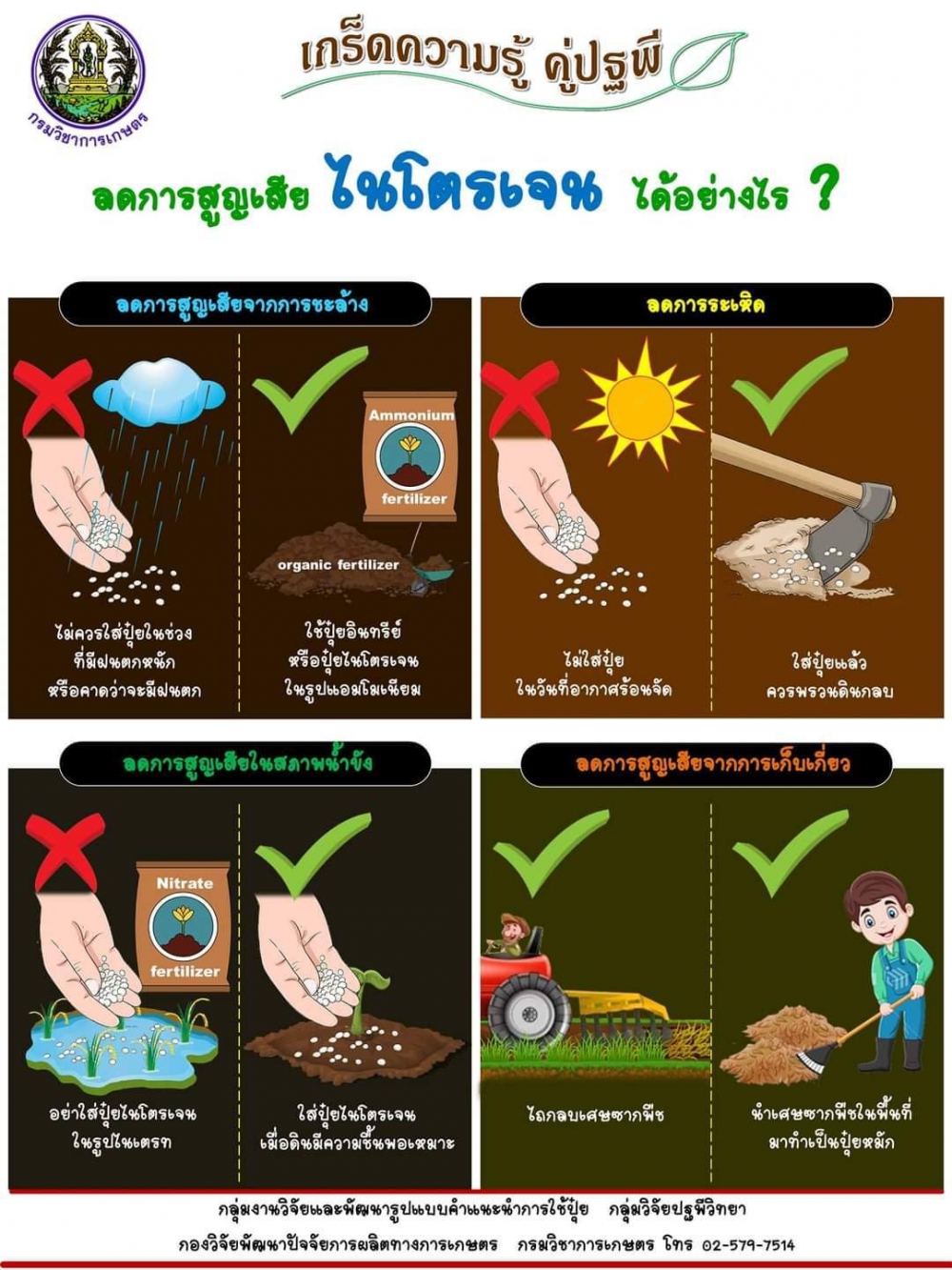 ปุ๋ยแพง!! จะลดความสูญเสีย ไนโตรเจน ได้อย่างไร? มาดูกัน