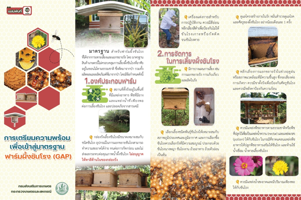 การเตรียมความพร้อมเพื่อเข้าสู่มาตรฐานฟาร์มผึ้งชันโรง