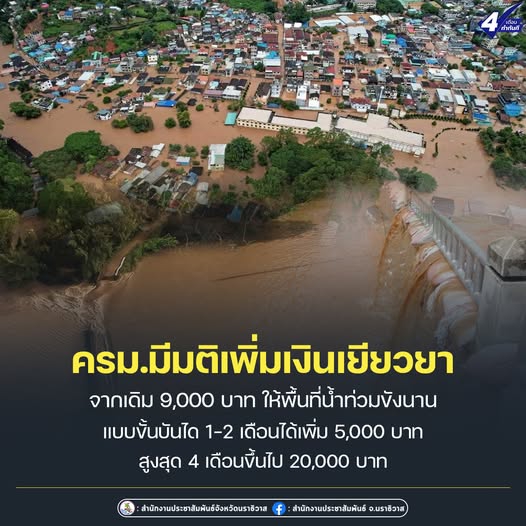 ครม.มีมติเพิ่มเงินเยียวยาจากเดิม 9,000 บาท