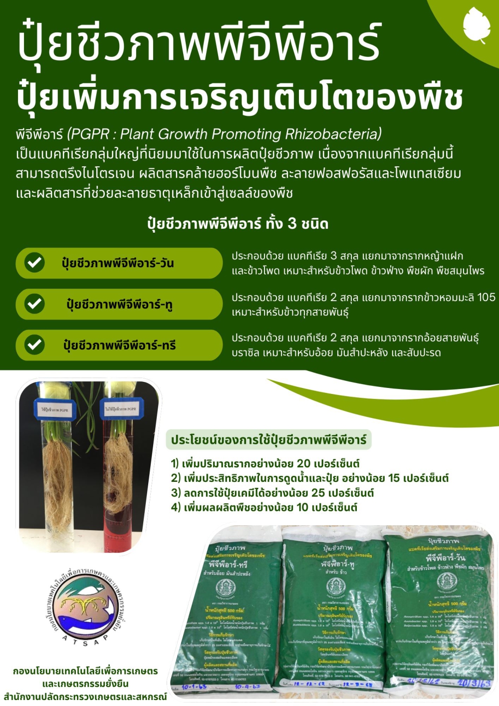 ปุ๋ยชีวภาพพีจีพีอาร์