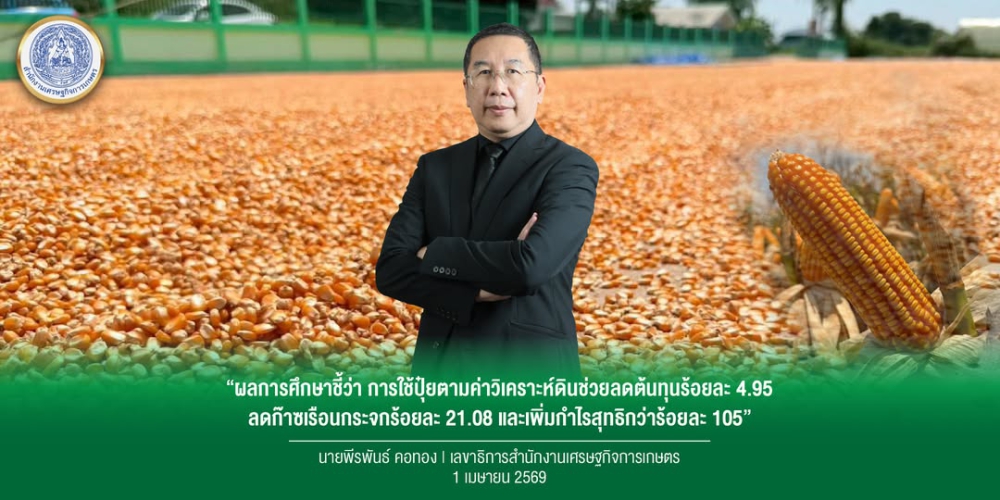 สศก.โชว์ผลศึกษาMACข้าวโพดเลี้ยงสัตว์