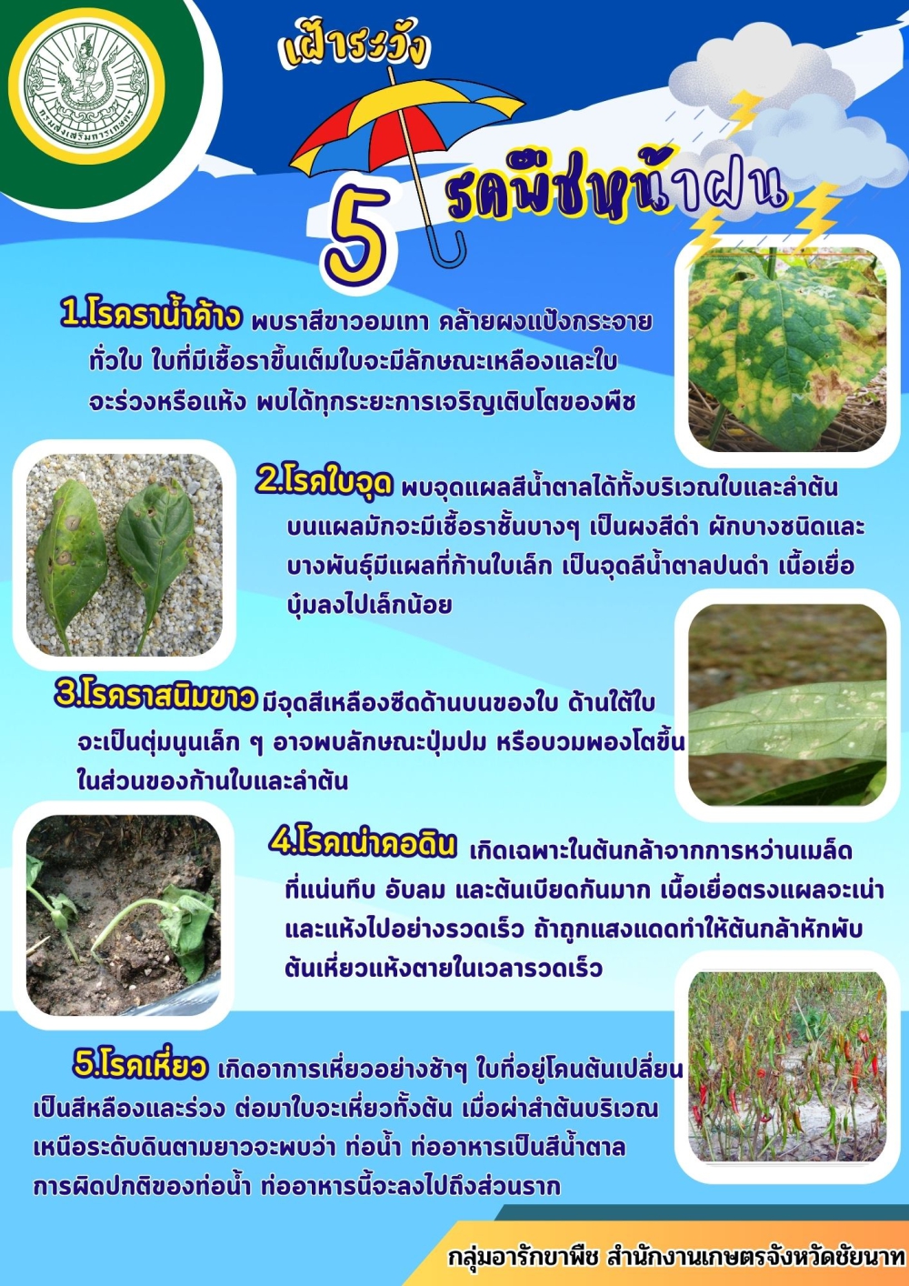 5 โรคหน้าฝน