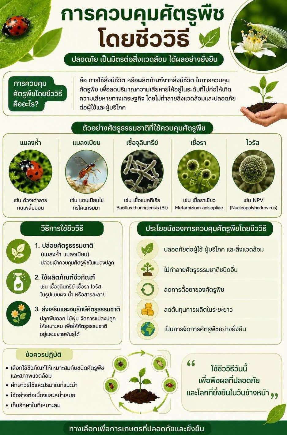 การควบคุมศัตรูพืชโดยชีววิธี