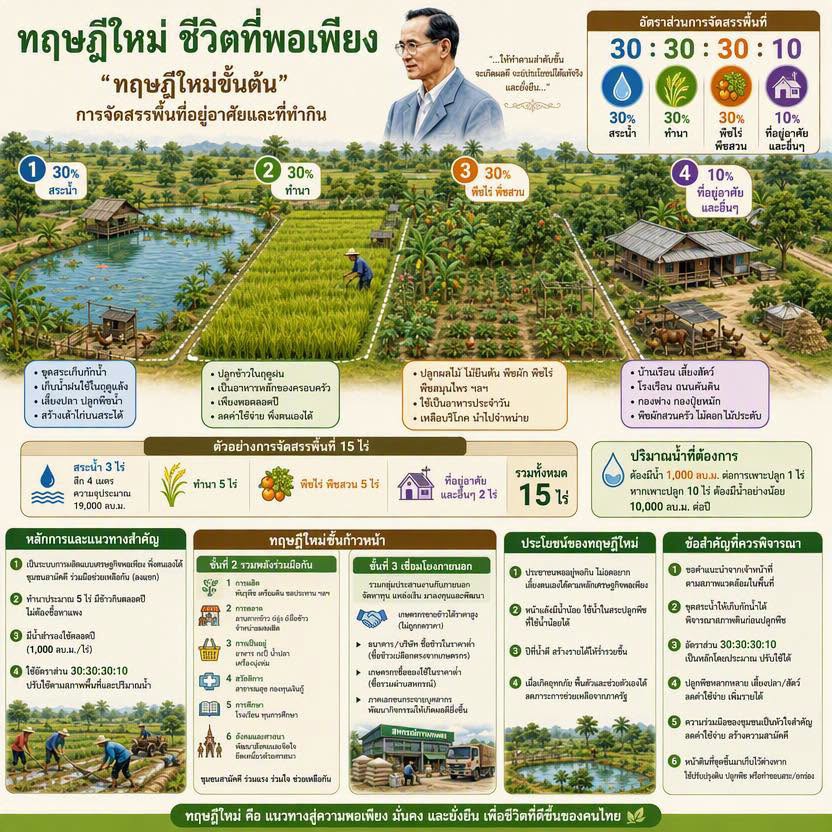 ทฤษฎีใหม่ ชีวิตที่พอเพียง