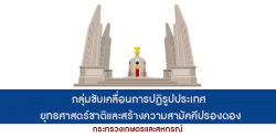 กลุ่มขับเคลื่อนการปฏิรูปประเทศ ยุทธศาสตร์ชาติ และการสร้างความสามัคคีปรองดอง ของกระทรวงเกษตรและสหกรณ์