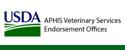APHIS Veterinary Services Endorsement Offices