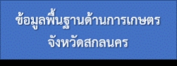 ข้อมูลพื้นฐานด้านการเกษตรจังหวัดสกลนคร