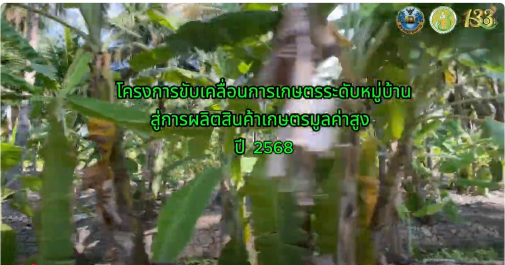โครงการขับเคลื่อนการเกษตรระดับหมู่บ้านสู่การผลิตสินค้าเกษตรมูลค่าสูง