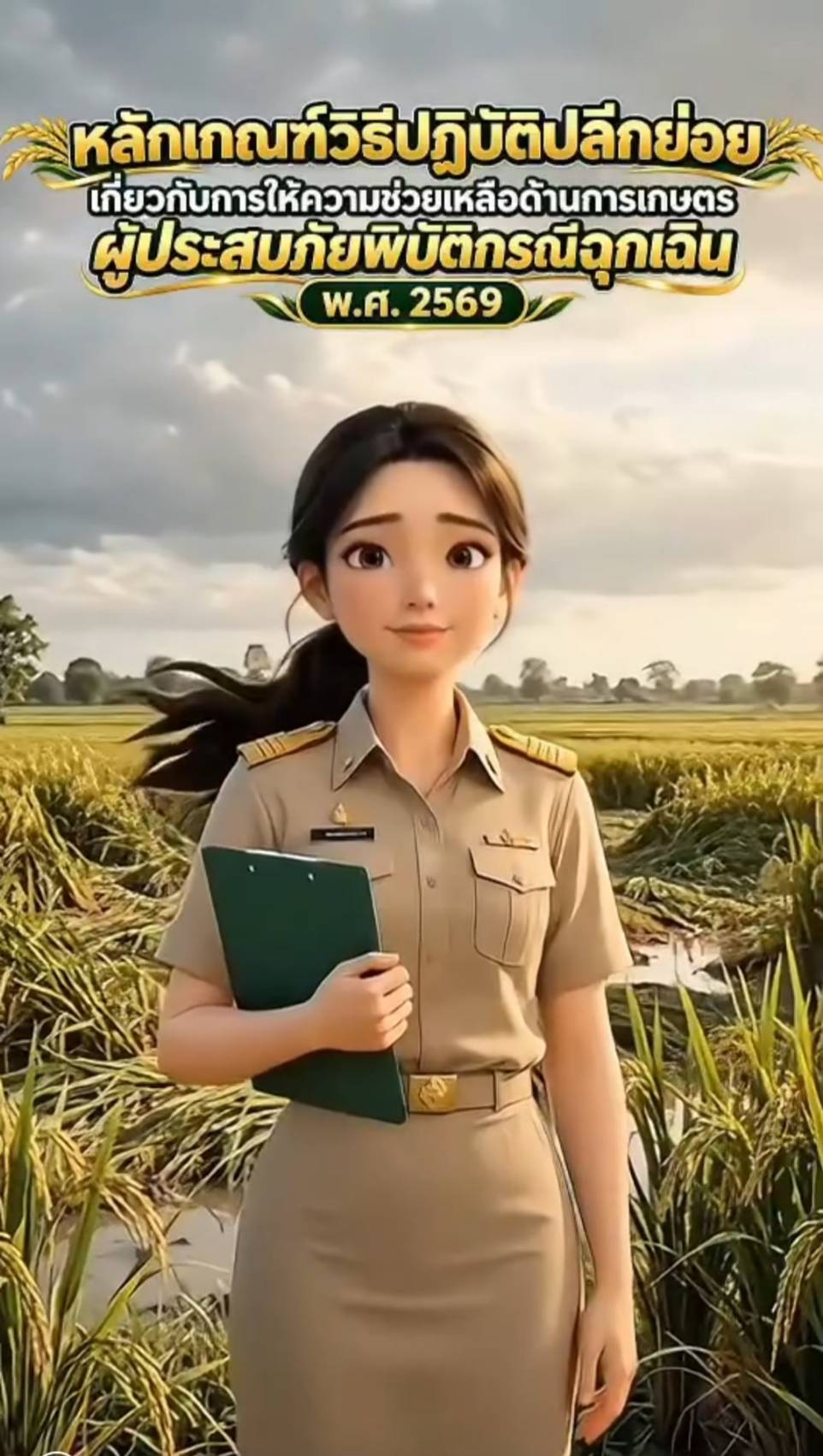หลักเกณฑ์การให้ความช่วยเหลือด้านการเกษตร