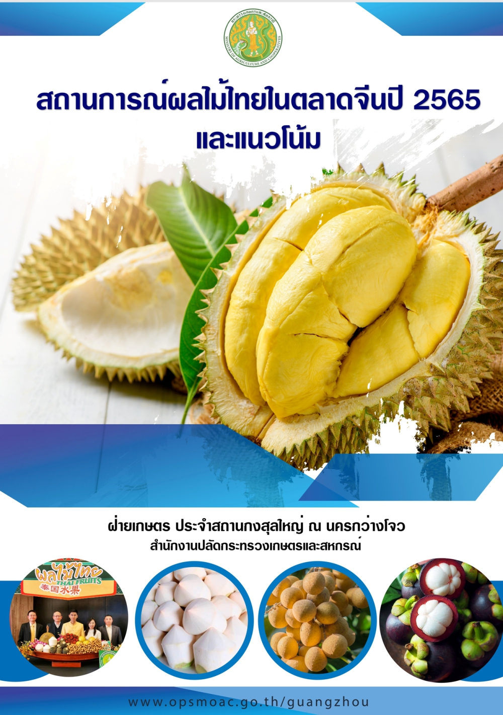 สถานการณ์ผลไม้ไทยในตลาดจีนปี 2565 และแนวโน้ม