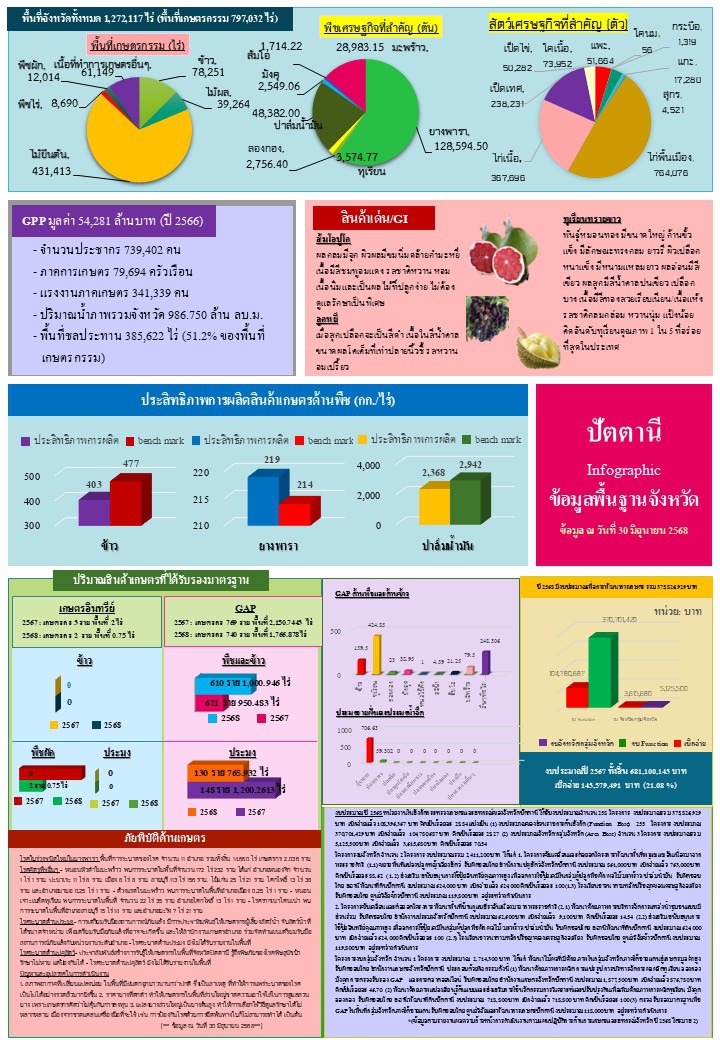 ข้อมูลพื้นฐานจังหวัดที่ใช้สนับสนุนการตรวจราชการและครม.สัญจร