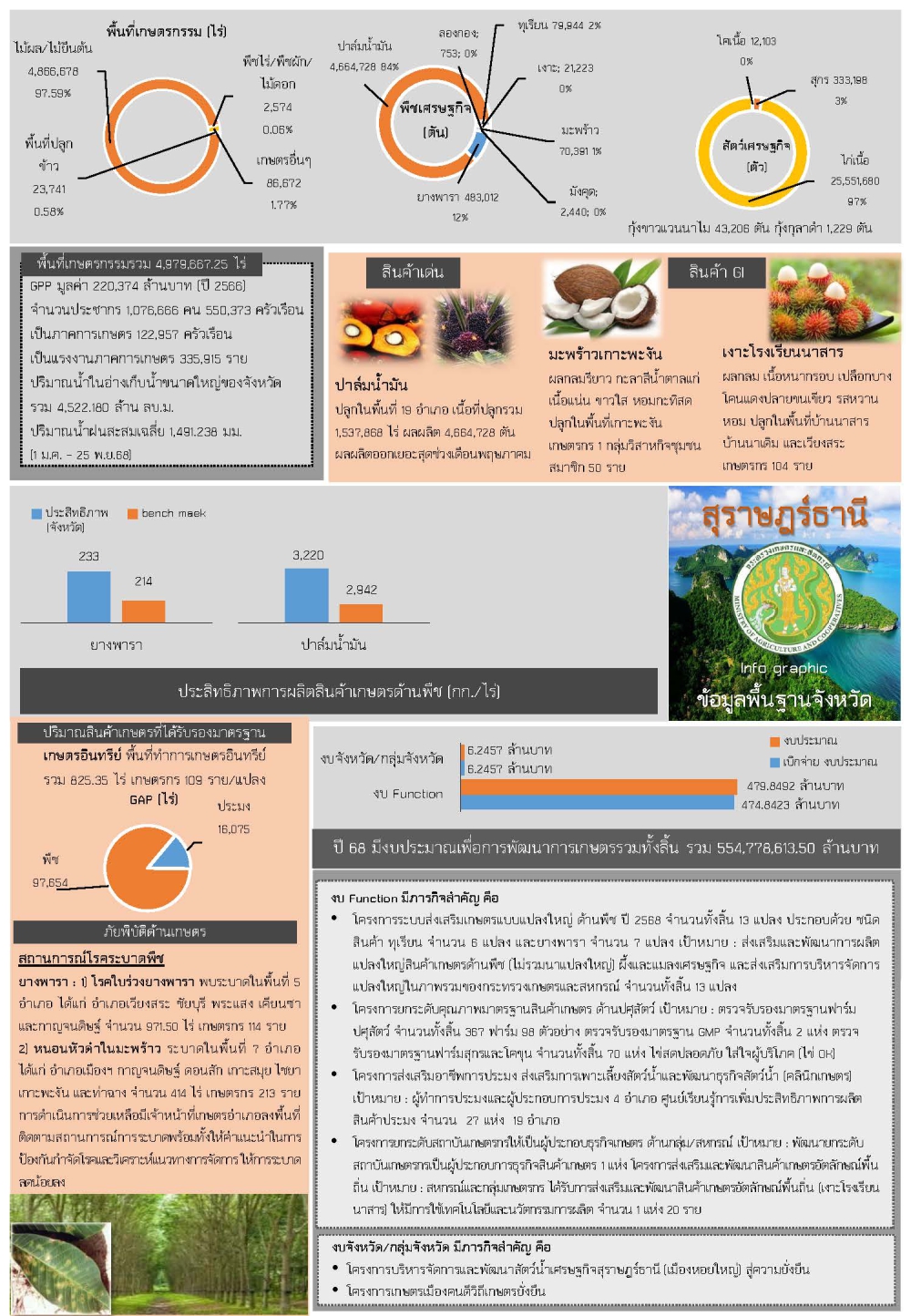 ข้อมูลพื้นฐานจังหวัดสุราษฎร์ธานี