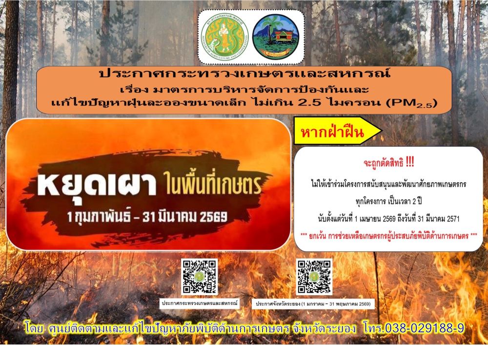 ขอความร่วมมือยกระดับการดำเนินมาตรการลดฝุ่นละอองขนาดไม่เกิน