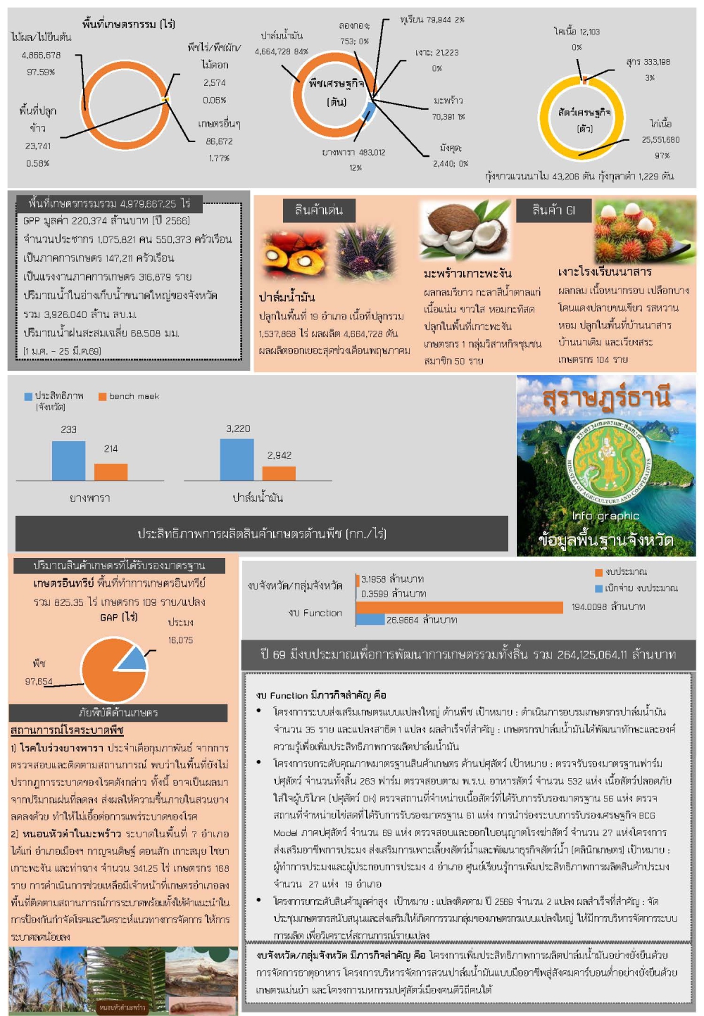 ข้อมูลพื้นฐานจังหวัดสุราษฎร์ธานี