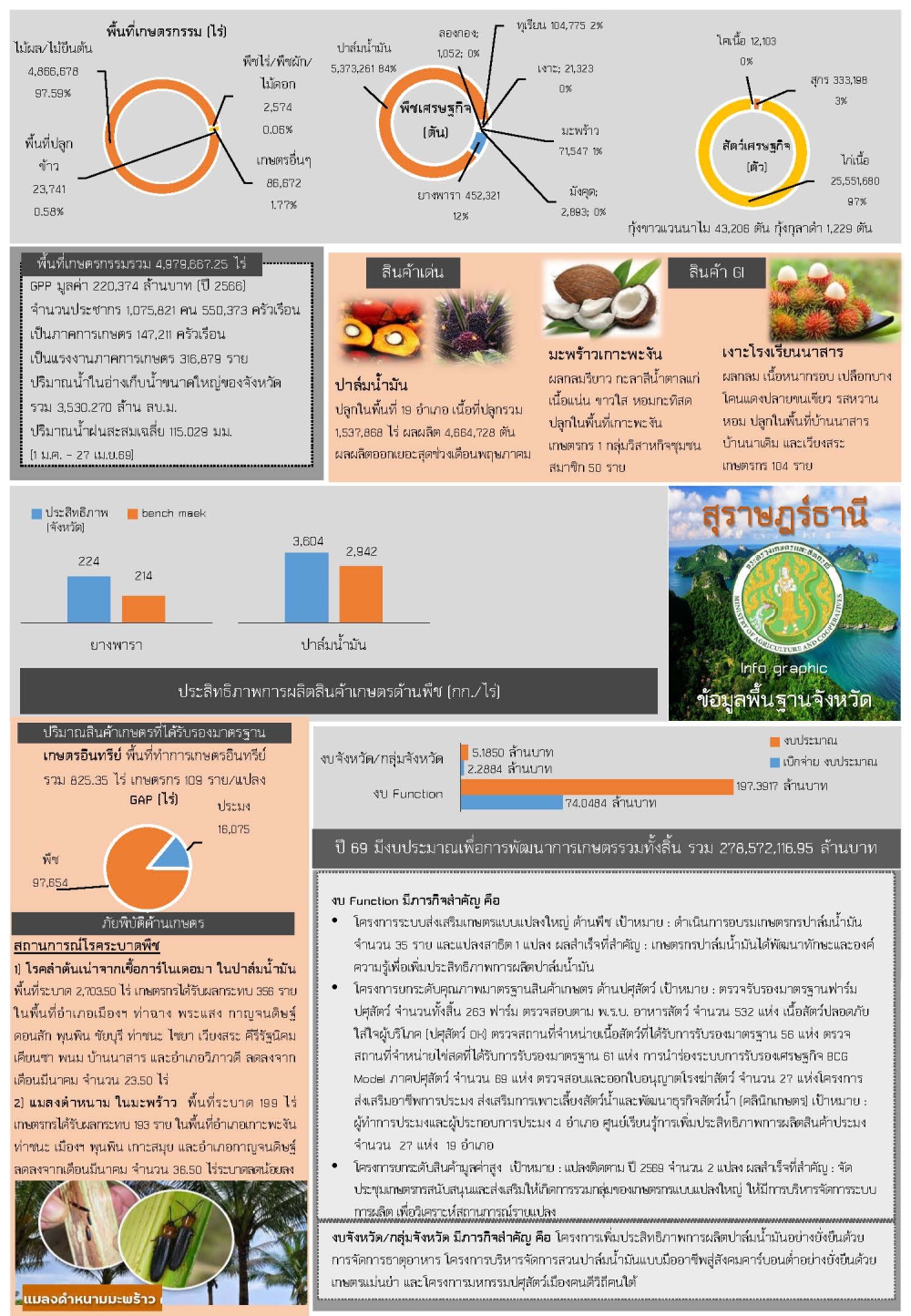 ข้อมูลพื้นฐานจังหวัดสุราษฎร์ธานี