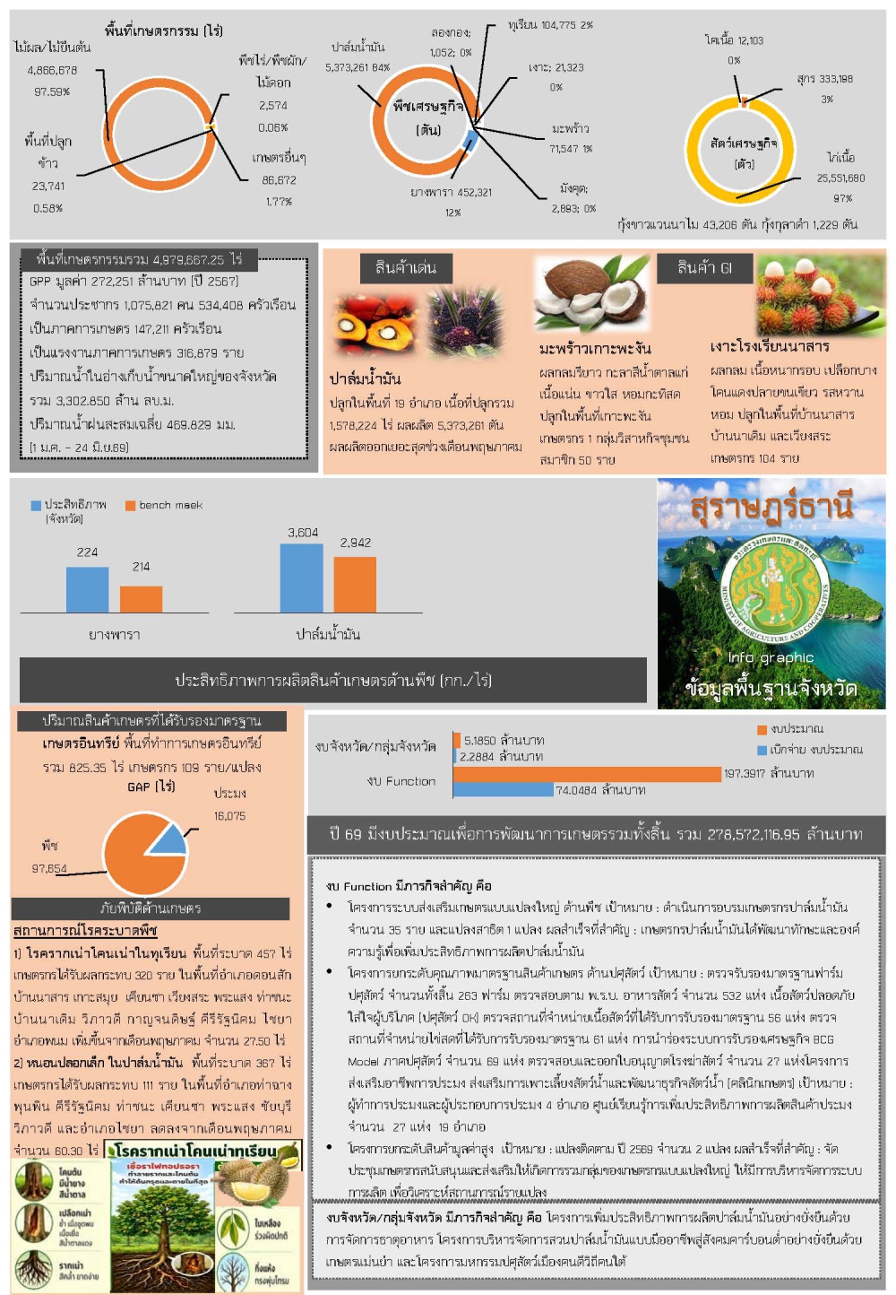 ข้อมูลพื้นฐานจังหวัดสุราษฎร์ธานี