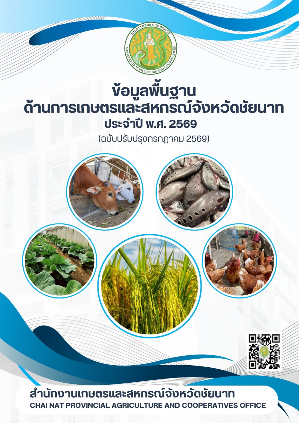 ข้อมูลพื้นฐานด้านการเกษตรและสหกรณ์ของจังหวัดชัยนาท