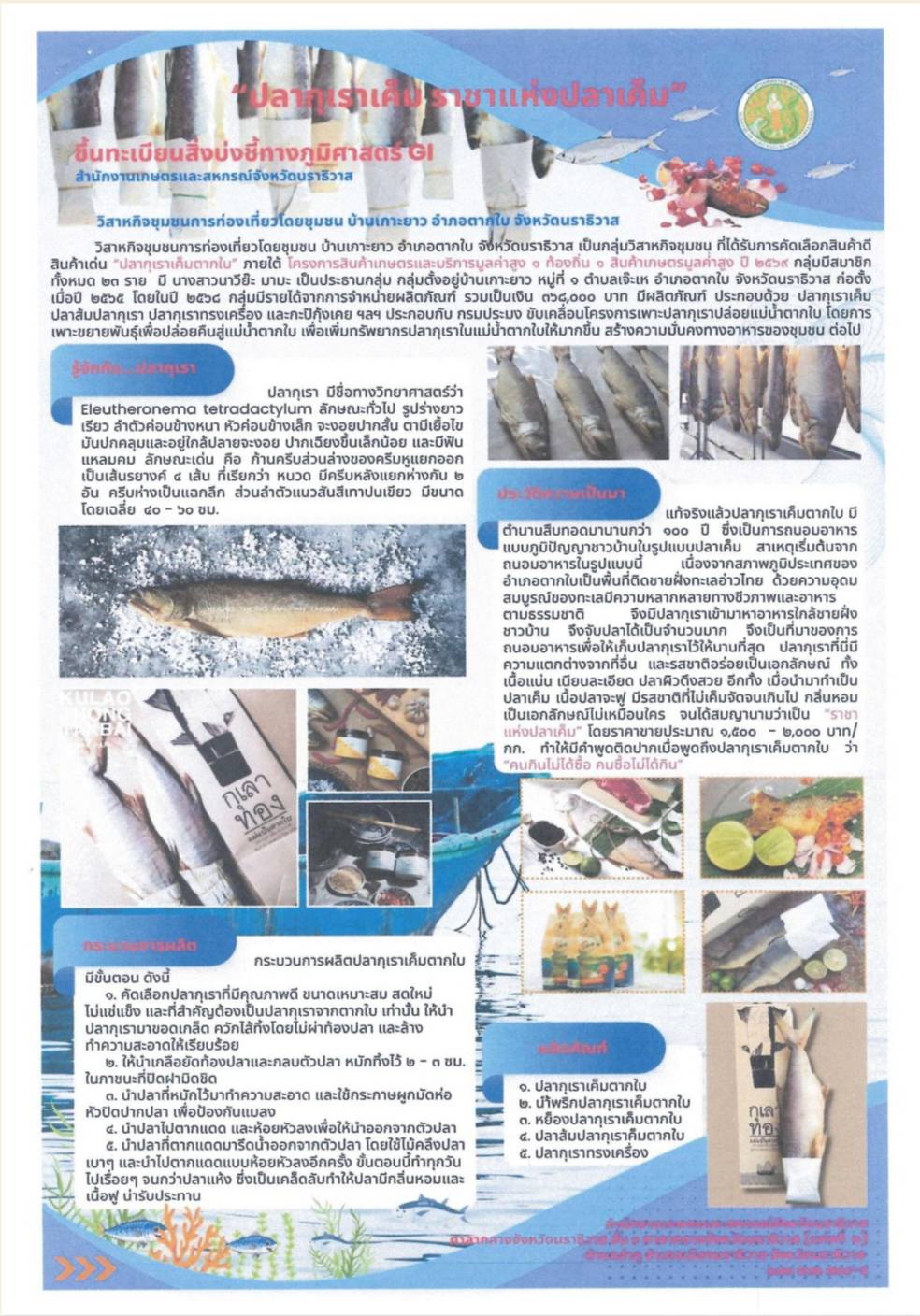 ปลากุเลาเค็มราชาแห่งปลาเค็ม