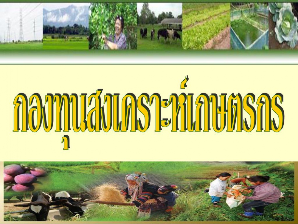 พระราชบัญญัติกองทุนสงเคราะห์เกษตรกร พ.ศ.2554