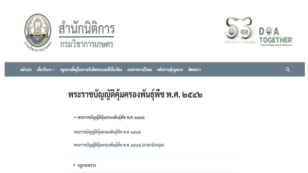 พระราชบัญญัติคุ้มครองพันธุ์พืช พ.ศ.2542