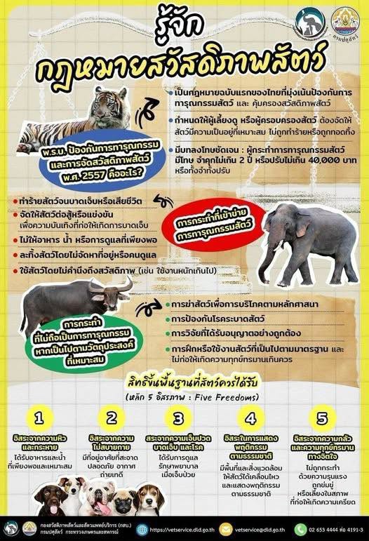 กฎหมายสวัสดิภาพสัตว์