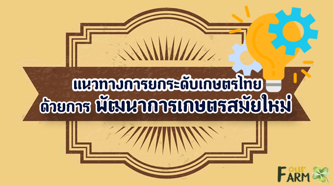 แนวทางการยกระดับเกษตรไทย