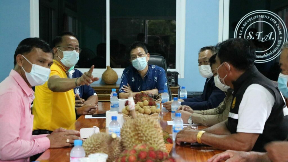เกษตรปราจีนฯร่วมกับแปลงใหญ่ทุเรียนไม้เค็ด
