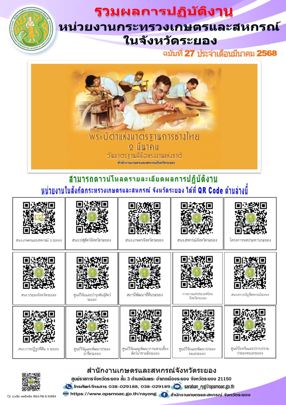 ข่าวประชาสัมพันธ์ เดือนมีนาคม 2568