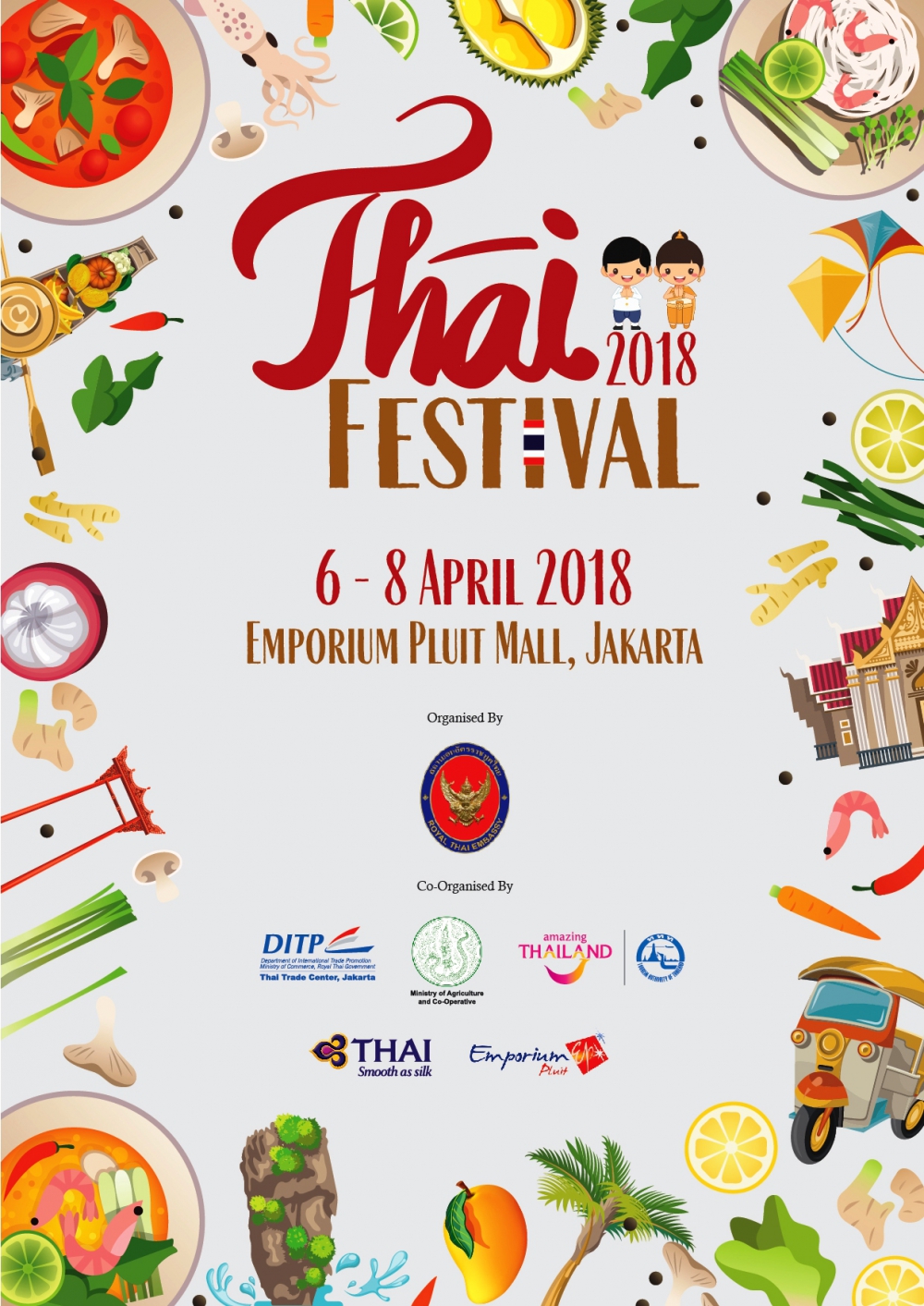 ขอเรียนเชิญร่วมงาน Thai Festival 2018