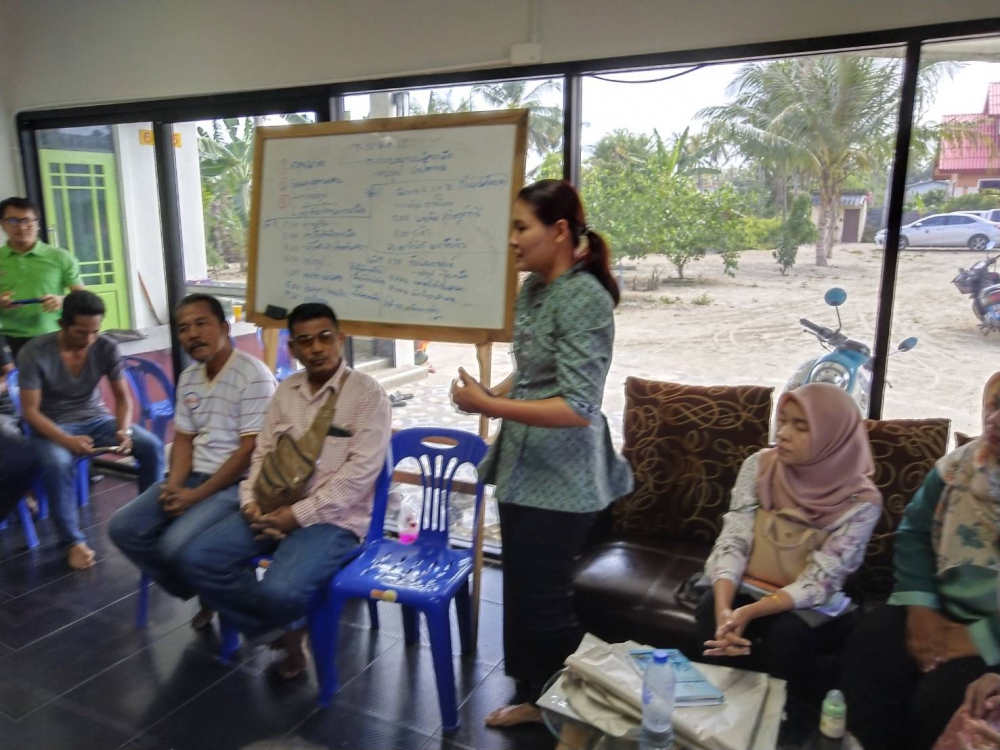 ร่วมจัดทำแผนธุรกิจวิสาหกิจชุมชนทำนาเกลือบานา