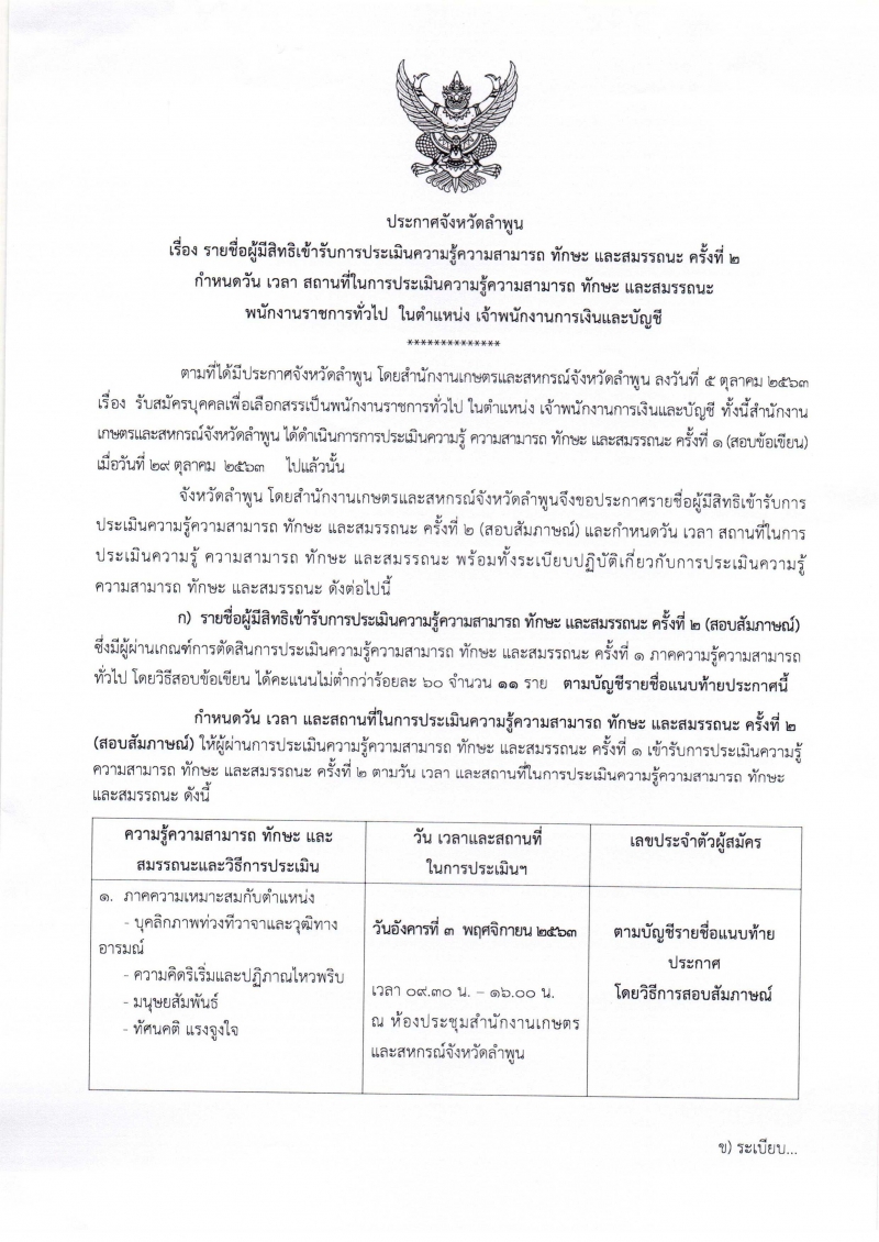 | สำนักงานเกษตรและสหกรณ์ จังหวัดลำพูน : กระทรวงเกษตรและสหกรณ์