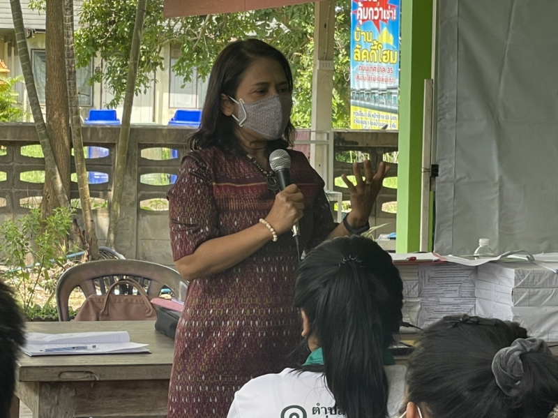 ลงพื้นที่ชี้แจงการปฏิบัติงานในระบบติดตามเกษตรกร