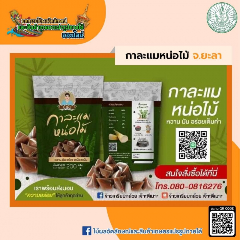 วิสาหกิจชุมชนแปรรูปผลผลิตทางการเกษตรบ้านเจ๊าะตีเมาะ