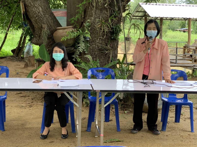 การประชุมกับเกษตรกรโครงการ