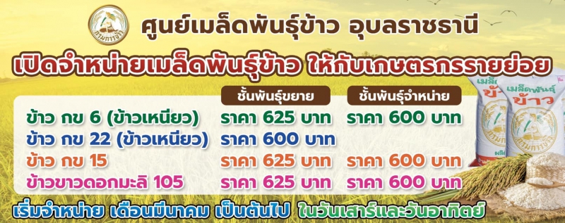 ศูนย์เมล็ดพันธุ์ข้าวอุบลราชธานี