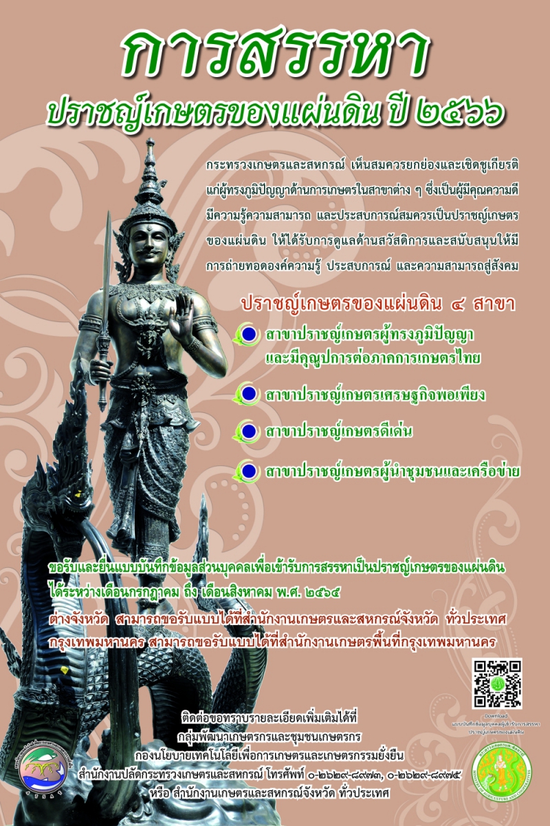 การสรรหาปราชญ์เกษตรของแผ่นดิน ปี 2566
