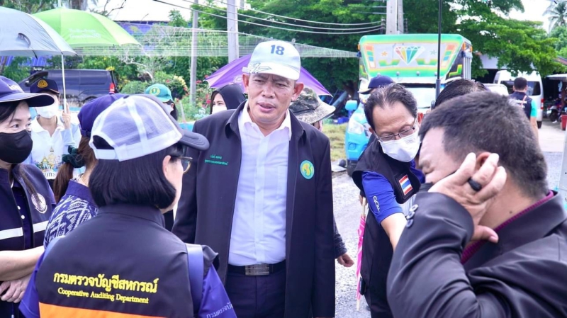 ผู้ตรวจราชการกระทรวงเกษตรฯลงพื้นที่แปลงเกษตรกรผู้เลี้ยงกุ้งขาวแวนนาไม