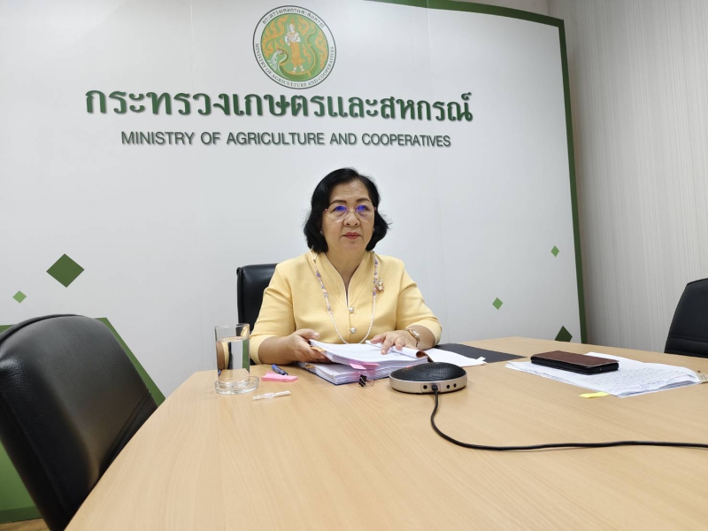 นางสาวทัศนีย์เมืองแก้วผู้ตรวจราชการกระทรวงเกษตรและสหกรณ์