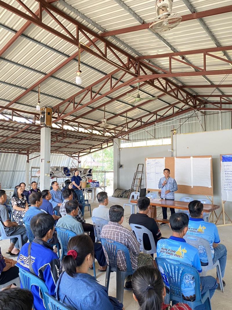 การจัดเวทีประชาคมหมู่บ้านเพื่อทบทวนและจัดทำแผนพัฒนาการเกษตรระดับหมู่บ้าน