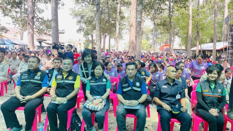 การลงพื้นที่ตรวจราชการในพื้นที่จังหวัดร้อยเอ็ด