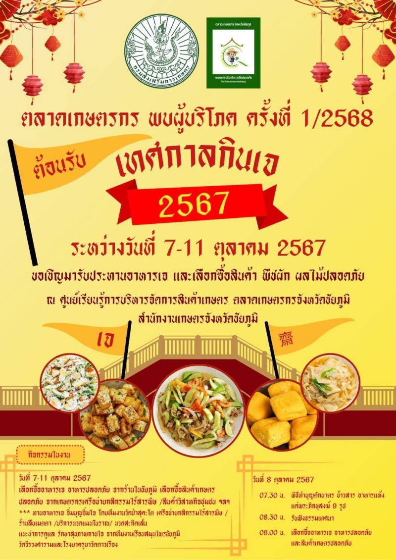 ตลาดเกษตรกร พบผู้บริโภค ครั้งที่ 1/2568