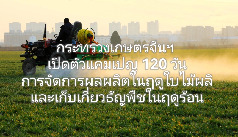 กระทรวงเกษตรจีนฯเปิดตัวแคมเปญ