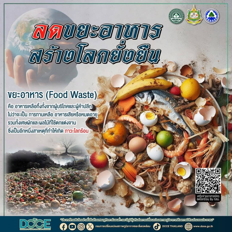 ลดขยะอาหาร ลดโลกร้อน