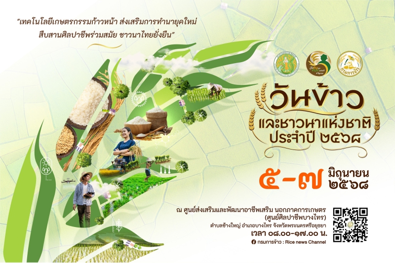 กรมการข้าวจัดยิ่งใหญ่“วันข้าวและชาวนาแห่งชาติ