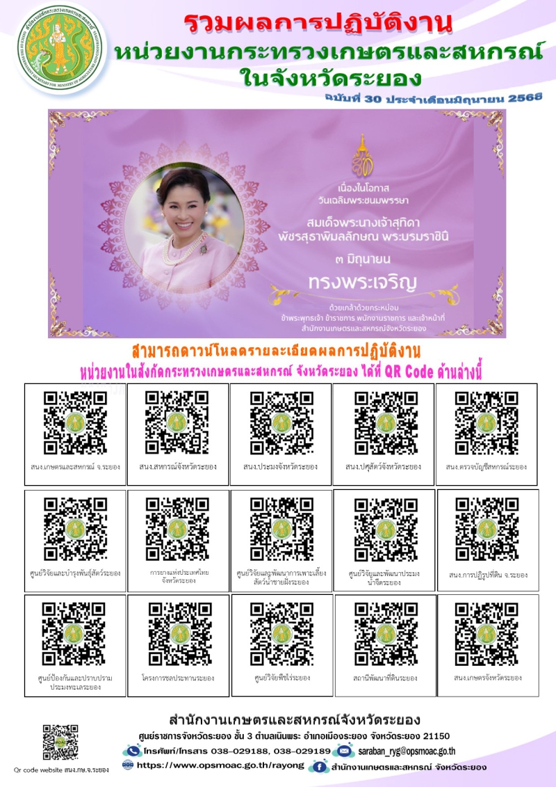 ข่าวประชาสัมพันธ์ เดือนมิถุนายน 2568