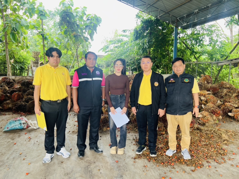ลงพื้นที่ตรวจสต็อกน้ำมันปาล์มคงเหลือทั้งระบบ