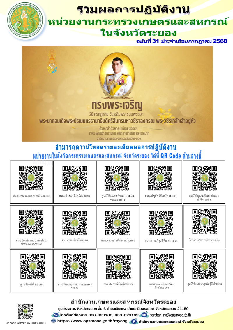 ข่าวประชาสัมพันธ์ เดือนกรกฎาคม 2568